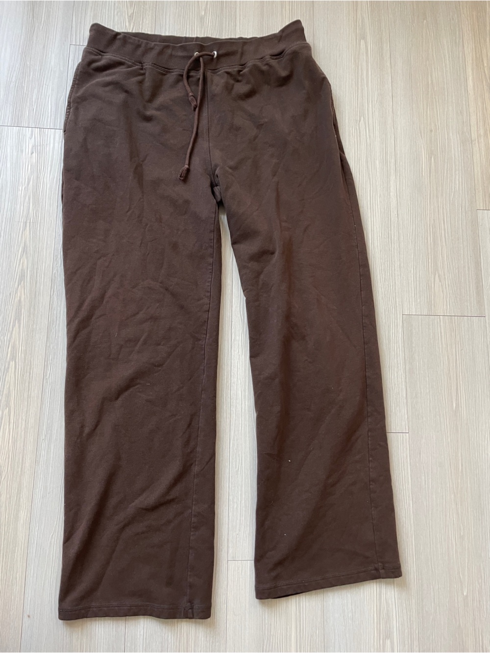 Women’s Liz Claiborne Chocolate Brown Drawstring Sweatpants Lounge
